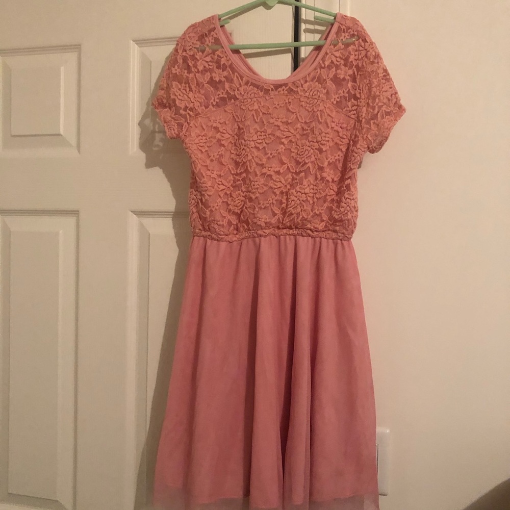Lacey Pink Dress
